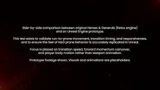 Heroes & Generals UE5 Run-Prone Movement Validation (Unreal Prototype)