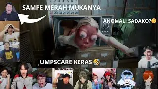 WOAH, SCARIER THAN SADAKO🤣🤣 | YOUTUBER REACTIONS TO SADAKO'S ANOMAL JUMPSCARE | WHO'S AT THE DOOR