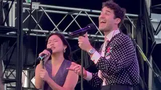 Elsie Fest -  Darren Criss & Helen J Shen - Maybe Happy Ending - Rooftop at Pier 17 - NYC - 9/8/24