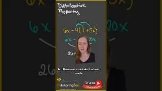 Solving Equations with Distributive Property #mathtutor #mathhelp #mathtricks #algebra #middleschool