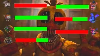 [SFM FNaF] Shattered Security Breach vs Sinister WITH Healthbars