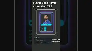 Player Card Hover Animation 
