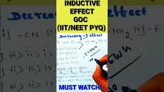 ORGANIC CHEMISTRY GOC PYQ (IIT JEE/NEET)||MCQ SERIES #shorts#viral#studyyaan