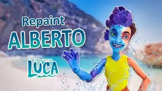 REPAINT Alberto Doll | Disney LUCA | Unconventional MerMay Collab