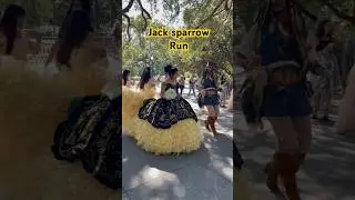 El día que la Quinceañera Perla M se encontró a Jack Sparrow #jacksparrow #quinceañera #new #shorts