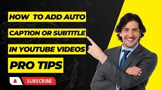 how to add auto subtitle in youtube video