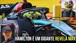 Max Verstappen abre o jogo sobre o Talento de Lewis Hamilton