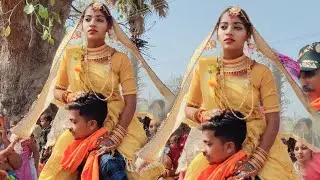 आदिवासी समाज सिमोड़ा दुल्हन का डांस नवाल्जा ।। Adivasi Samaj simoda dance navaalja ।। नवालजा सादी