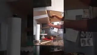 How to install cabinet light rail with a nail gun