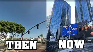 Los Angeles The Rise of Skylines - Then and Now