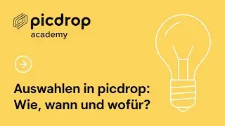 Wie funktionieren die Auswahlen in picdrop?