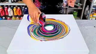 Well That Was Unexpected! - Layering Pearl Colors with Regular Acrylic Paints - Art