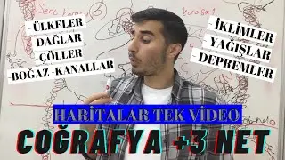 E1-) TEK VİDEODA HARİTALAR KONU ANLATIMI | #yks