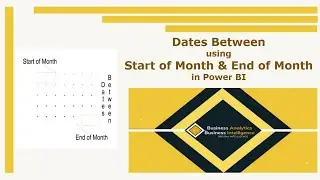 Dates Between using Start of Month & End of Month | Advanced DAX | Power BI