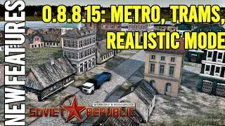 100% Explained: Workers and Resources Soviet Republic Metro, Tram, Realistic Mode | Beta 0.8.8.15