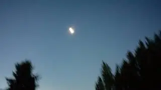 Scene from the Solar Eclipse 2017 at Aurora City Park in Aurora, Oregon