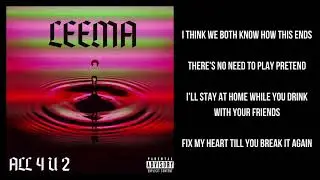L3EMA  - ALL 4 U 2 (Prod.  by Splashgvng) [Official Lyric Video]