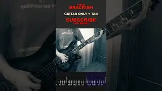 KiTTiE - Brackish | guitar lesson with tabs on screen #shorts