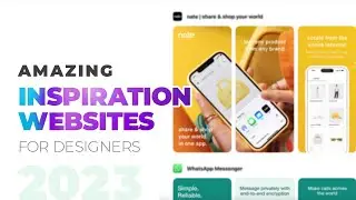 Inspiration websites for designers  |  The BEST Design Inspiration On The Internet