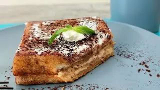 How to make tiramisu french toast  | easy and quick breakfast | French toast sandwich