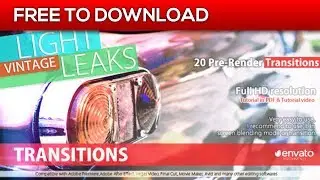 Vintage Light Leaks | After Effects Template | Free Download