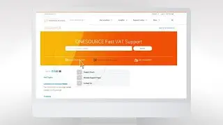 ONESOURCE Fast VAT: Contact Support