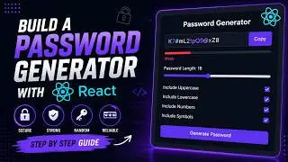Build a Password Generator in React JS Beginner Friendly Project Tutorial