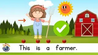Basic Reading Practice | At the Farm | English Vocabulary | Reading Practice | ESL