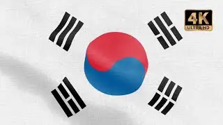 korean flag animation video