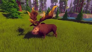 Stylized Moose Boss + 36 Animations