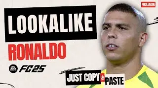 EA FC 25 Ronaldo R9 - Pro Clubs Face Creation - step-by-step - LOOKALIKE