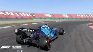 F1 2021 PS4 | Williams Racing F1 FW43B 2021 - Shanghai International Circuit China [4K]