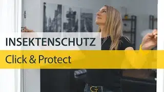 Click & Protect: größenverstellbarer Insektenschutz zum Einhängen