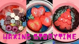🌈✨ Satisfying Waxing Storytime ✨😲 