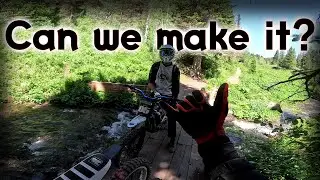 Can we get through it without incident? Sketchy steep rocky trail on the Sur-ron.   #surron #ebeast
