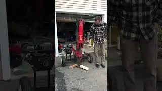 20-Ton MTD log splitter with new engine