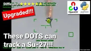 Tracking Su-27 with 'AI swarm' | AI Computer Vision Target Tracking Tech