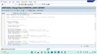 Display Traffic Lights in SAP ABAP ALV Report | SAP ABAP Assignment | ALV Report in SAP ABAP |