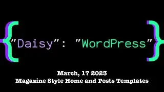 Block Theme - magazine style home page with pagination