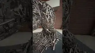 Sculpture built from confiscated firearms #firearms #guns #sculpture #survival