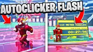 I USED AN AUTOCLICKER AS THE FLASH IN ROBLOX TRACK AND FIELD INFINITE