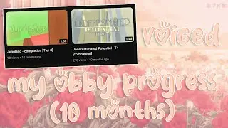 ‧ 🌸 My Obby Progression // Voiced // Rebeating Obbies