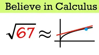 Believe in calculus, NOT calculators!