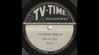 Mike Wallace Interview 21 May 1959 Hartford Huntington [A&P Magnate] NTA Film Network