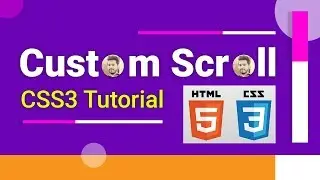 Custom Scroll using HTML & CSS