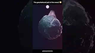 𝗧𝗵𝗲 𝗴𝗿𝗮𝘃𝗶𝘁𝗮𝘁𝗶𝗼𝗻𝗮𝗹 𝗽𝘂𝗹𝗹 𝗼𝗳 𝘁𝗵𝗲 𝗺𝗼𝗼𝗻! 🌕 #technology #gravity #gravitation #data #eclipse #future