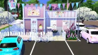 THE SIMS 4: SPEED BUILD // ICE CREAM STORE