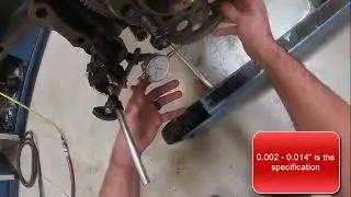 50 or 60 series Detroit Diesel Backlash measurement front gear-train gears