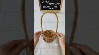 DIY basket using pipecleaners #diy #pipecleanercrafts