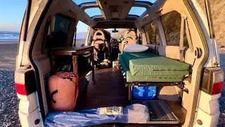 Delica Campervan Updates: Desk, Storage, Lighting, Power, and More!